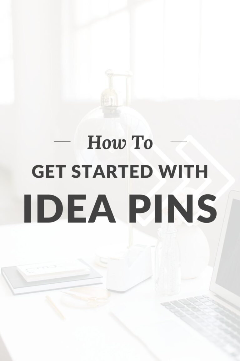 How to Create Idea Pins on Pinterest