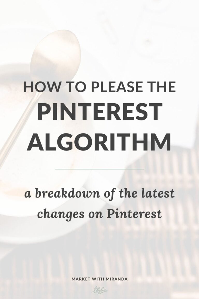 How to Satisfy the Pinterest Algorithm