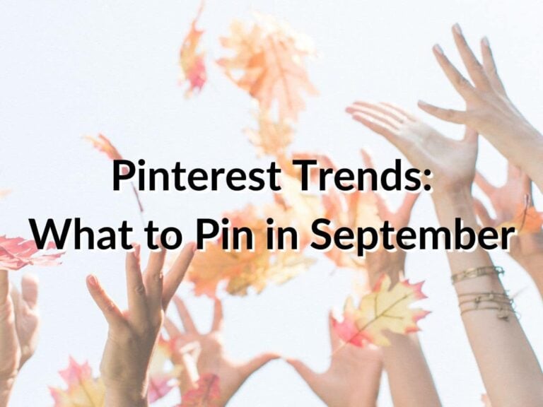 September Pinterest Trends 2023